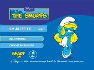 SmurfsSmurfetteCollectionDisc1menu