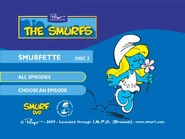 SmurfsSmurfetteCollectionDisc2menu