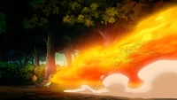 Ash Charmander Flamethrower
