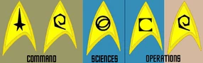 Starfleet division insignia, 2254