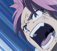 Natsu salva a Lucy