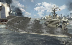 USS Nimitz sunk