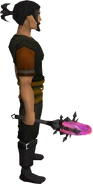 Void knight mace equipped