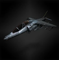 VTOL diorama