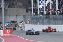 Pitlane collision 2008 Canada