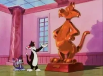 SylvestersGoldenStatue