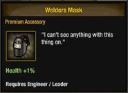Welders Mask