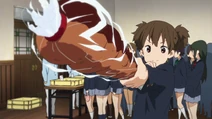 Jun with the legendary chocolat roll