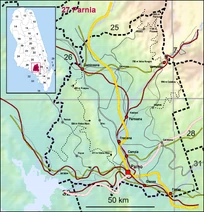 27 Parnia topografic map