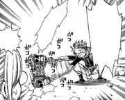 Natsu attacking klodoa