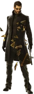 Adam Jensen w: trenchcoat
