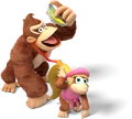 Donkey Kong and Dixie Kong - Donkey Kong Country Tropical Freeze