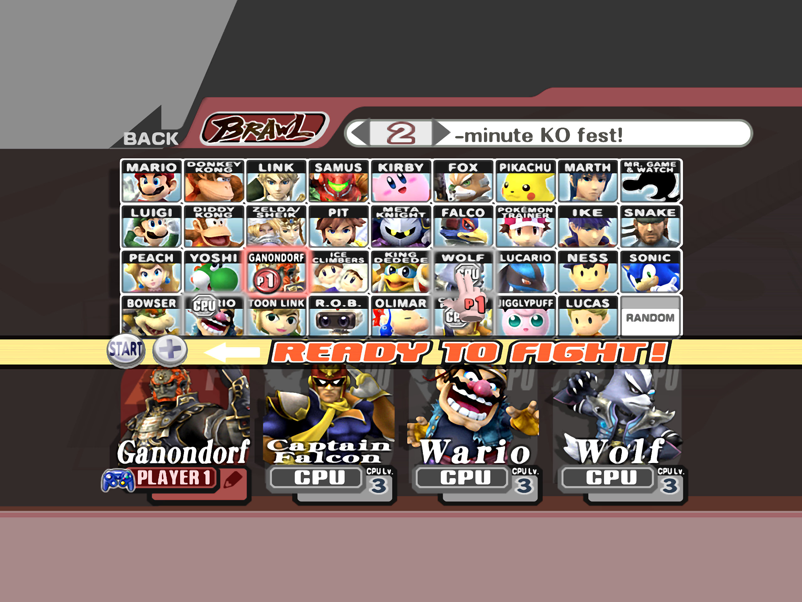 list-of-super-smash-bros-brawl-characters-the-nintendo-wiki-wii