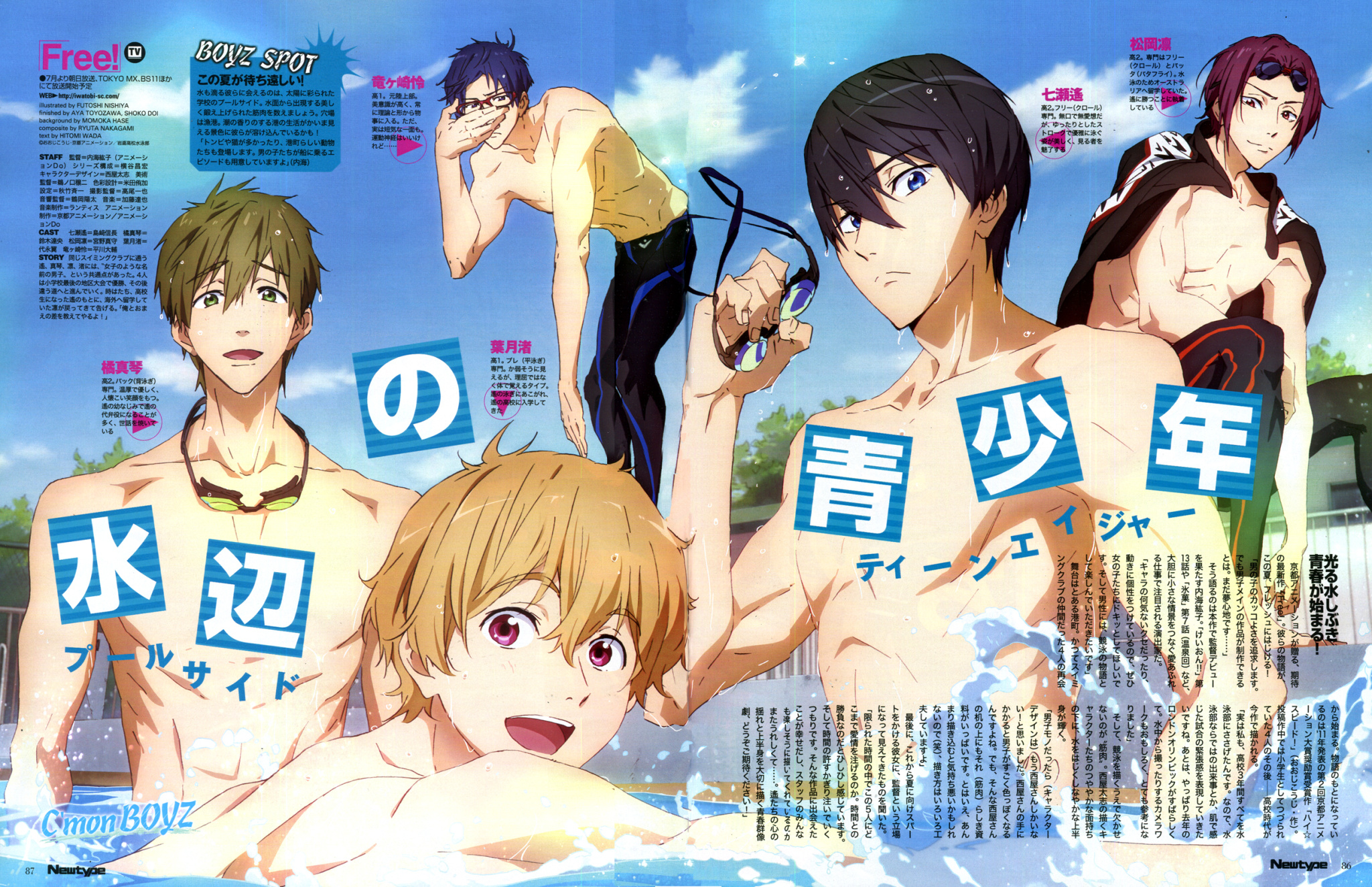 free iwatobi swim club nendoroid