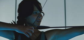 Katniss en el Centro de Entrenamiento En Llamas