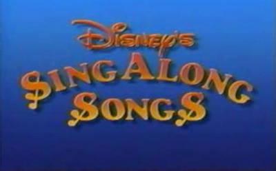 disney sing along songs archive