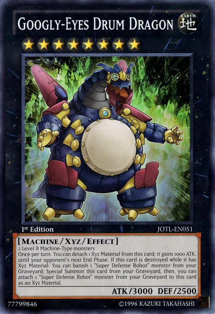 GooglyEyes Drum Dragon YuGiOh! It's time to Duel!