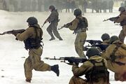 Spetsnaz training snow