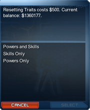 Traits Reset