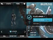 Plate armor