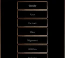 Character creation
