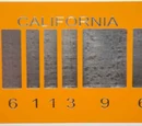 Barcode license plate