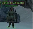 A blood cult sentry