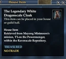 The Legendary White Dragonscale Cloak
