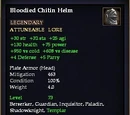Bloodied Chitin Helm