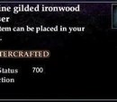 Gilded Ironwood Dresser