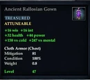 Ancient Rallosian Gown