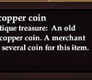 Ancient copper coin