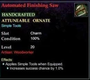 Automated Finishing Saw