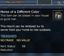 Horse of a Different Color (House Item)