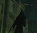 A statue warden