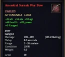 Ancestral Sarnak War Bow