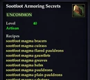 Sootfoot Armoring Secrets (Recipe Book)