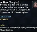 Dire Bear (Templar)