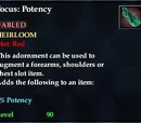 Focus: Potency (Red)