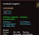 Gorebark Longbow