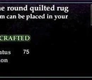 Round Quilted Rug