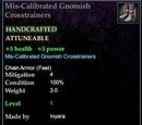 Mis-Calibrated Gnomish Crosstrainers