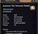 The Tribunal's Bailiff