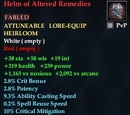 Helm of Altered Remedies