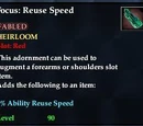 Focus: Reuse Speed