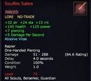 Soulfire Sabre