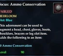 Focus: Ammo Conservation (Blue Slot)