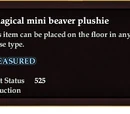 A magical mini beaver plushie