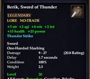 Berik, Sword of Thunder