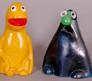 Wilkins Coffee vinyl puppets